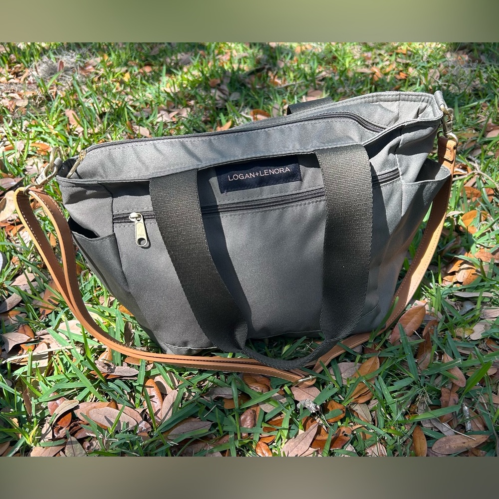 Logan+Lenora Olive Green Weatherproof Travel Bag